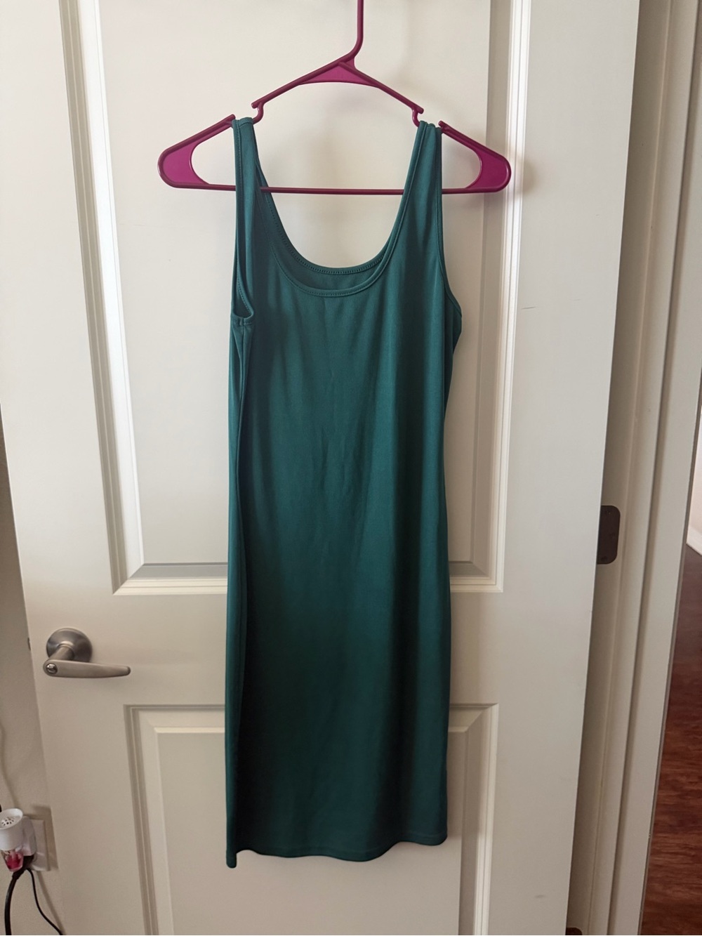 Sleeveless green Bodycon Dress